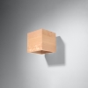 Aplică QUAD lemn natural 1x40W G9 Sollux Lighting