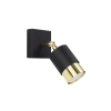 NERO negru/aur lampă de perete 1x40W GU10 Sollux Lighting