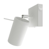Aplică de perete RING alb cu întrerupător 1x40W GU10 Sollux Lighting