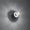 Aplică SALGADO beton 1x60W E27 Sollux Lighting