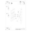 Aplică PASTELO 2 negru 2x8W G9 Sollux Lighting