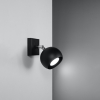 Aplică OCULARE negru 1x40W GU10 Sollux Lighting
