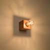 Aplică ARIZ lemn natural 1x60W E27 Sollux Lighting