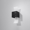 Aplică LORETO negru 1x40W G9 Sollux Lighting