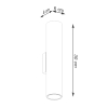 Aplică LAGOS 2 aurie lucioasă 2x10W GU10 Sollux Lighting