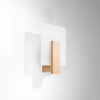 Aplică LAPPO lemn natural 1x40W E14 Sollux Lighting