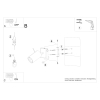 Aplică de perete RING alb cu întrerupător 1x40W GU10 Sollux Lighting