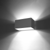 Aplică QUAD MAXI gri 2x40W G9 Sollux Lighting