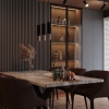 Aplică LOOPEZ negru/cupru 2x40W GU10 Sollux Lighting