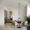 Aplică PASTELO 2 gold 2x8W G9 Sollux Lighting