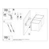 Aplică QUAD 2 negru 2x40W G9 Sollux Lighting