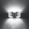 Aplică ORBIS 2 alb 2x40W G9 Sollux Lighting