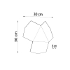 Aplică TRE alb 2x40W G9 Sollux Lighting