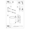 Aplică VICI alb 1X40W G9 Sollux Lighting