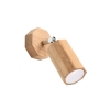 Aplică ZEKE oak 1x40W E27 Sollux Lighting