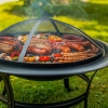 Șemineu cu grătar cu diametrul de 56 cm