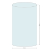 Husă de protecție pentru încălzitorul de grădină rotund 40 x 85 cm