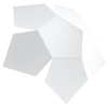 Aplică de perete PENTA alb 2x40W G9 Sollux Lighting