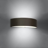 Aplică SKALA negru 2x60W E27 Sollux Lighting
