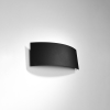 Aplică MAGNUS negru 2x40W G9 Sollux Lighting