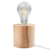 SALGADO lampă de birou din lemn natural 1x60W E27 Sollux Lighting