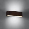 Aplică LOKKO negru 2x60W E27 Sollux Lighting
