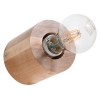 Aplică SALGADO lemn natural 1x60W E27 Sollux Lighting