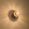 Aplică SALGADO lemn natural 1x60W E27 Sollux Lighting