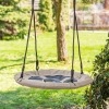Leagăn de grădină Cuib de barză 65 cm bej