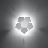 Aplică de perete PENTA alb 2x40W G9 Sollux Lighting