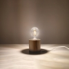 SALGADO lampă de birou din lemn natural 1x60W E27 Sollux Lighting