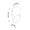 Aplică PENNE 20 alb 1x40W G9 Sollux Lighting