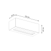 Aplică VEGA 30 concrete 1x60W E27 Sollux Lighting