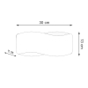 Aplică TILA 30 negru 1x40W G9 Sollux Lighting
