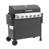 Grătar pe gaz cu 6 arzătoare BRENNER 102 x 134 x 51 cm