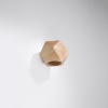 Aplică WOODY lemn natural 1x40W G9 Sollux Lighting