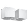 Lampă de perete QUAD 2 alb 2x40W G9 Sollux Lighting