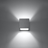 Aplică QUAD concrete 1x40W G9 Sollux Lighting