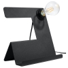 Lampă de birou INCLINE negru 1x60W E27 Sollux Lighting