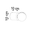 Aplică SALGADO beton 1x60W E27 Sollux Lighting