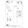 Aplică LAGOS 2 aurie lucioasă 2x10W GU10 Sollux Lighting