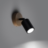 Aplică VERDO negru 1x10W GU10 Sollux Lighting