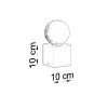 ARIZ concrete 1x60W E 27 lampă de birou Sollux Lighting