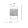 GIZUR 1x15W E27 lampă de birou Sollux Lighting
