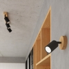 Aplică VERDO negru 1x10W GU10 Sollux Lighting