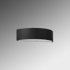 Aplică SKALA negru 2x60W E27 Sollux Lighting