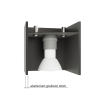 Lampă de perete QUAD 2 alb 2x40W G9 Sollux Lighting