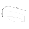 Lampă de perete TONI alb 1x8W G9 Sollux Lighting