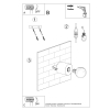 Aplică SALGADO beton 1x60W E27 Sollux Lighting