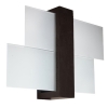 Aplică FENIKS 1 wenge 1x60W E27 Sollux Lighting
